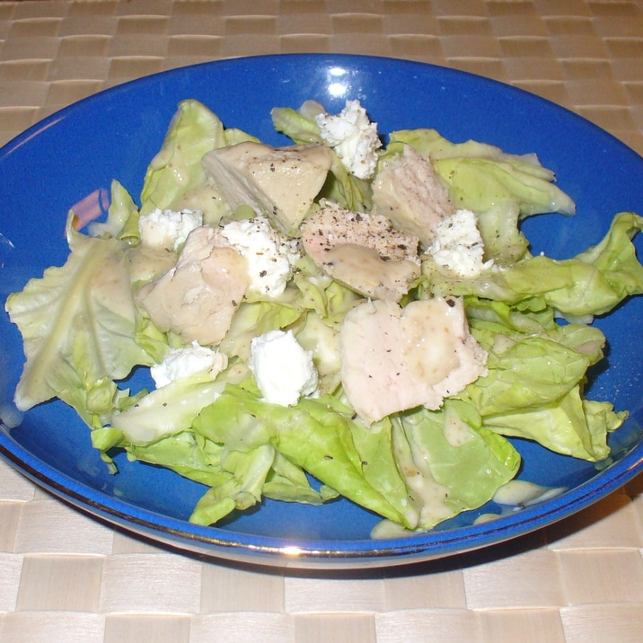 ダイエットに 新キャベツと鶏のヘルシーサラダ レシピ 作り方 By Raku0036 楽天レシピ